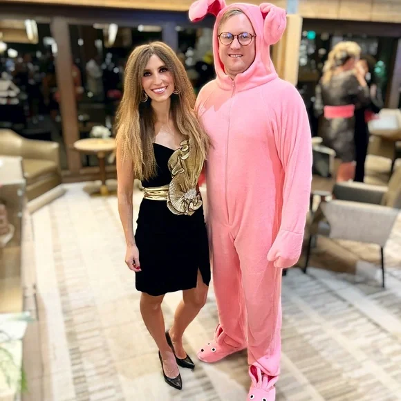 80s Avant-Garde Elegant Black and Gold Strapless Cocktail Dress - Picture 9 of 9